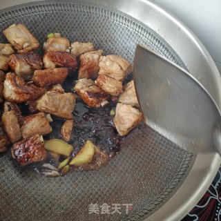 茭白冻豆腐烧排骨步骤13
