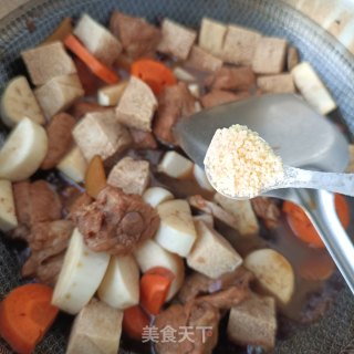 茭白冻豆腐烧排骨步骤18