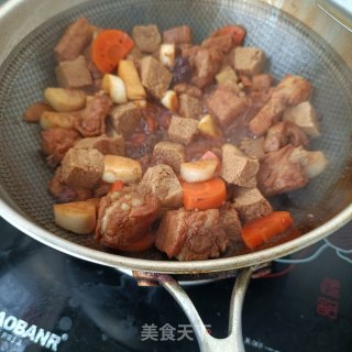 茭白冻豆腐烧排骨步骤19
