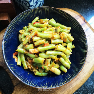 番茄炒豆角步骤9