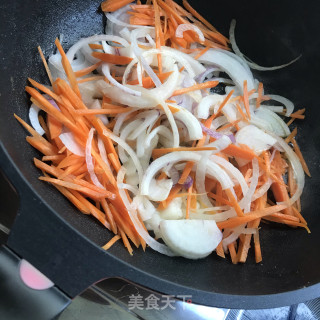 黄豆酱炒牛肉卷步骤5