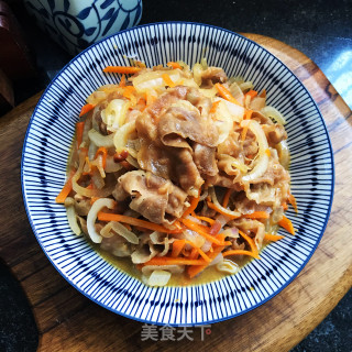 黄豆酱炒牛肉卷步骤9