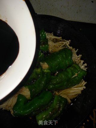 消脂好吃：青椒金针菇步骤12