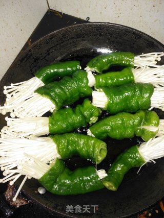 消脂好吃：青椒金针菇步骤10