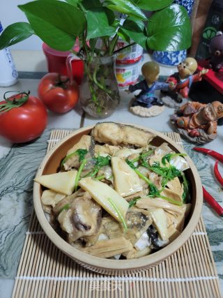 大鱼头焖腐竹步骤14