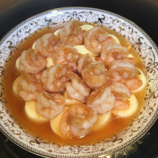 虾仁蒸玉子豆腐步骤4