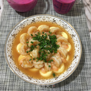 虾仁蒸玉子豆腐步骤7