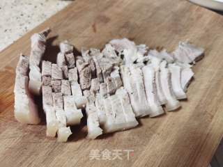 子姜炒回锅肉步骤7