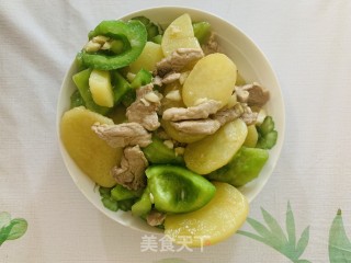 甜椒土豆炒肉片步骤20