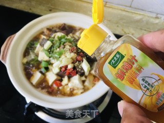 砂锅鸭血炖豆腐步骤6