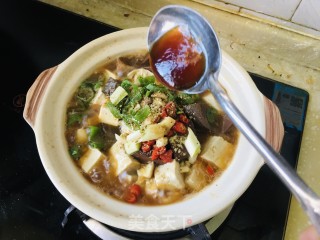 砂锅鸭血炖豆腐步骤7