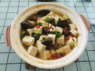 砂锅鸭血炖豆腐步骤9