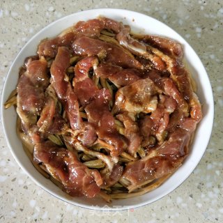 金针菜蒸肉片 步骤4