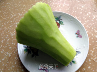 清炒蒲瓜步骤1