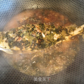 雪菜烧黄花鱼步骤4