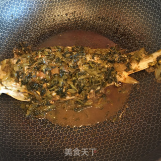 雪菜烧黄花鱼步骤5