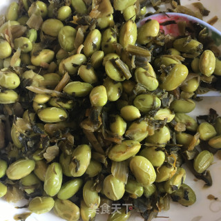 雪菜毛豆烧龙利鱼步骤2