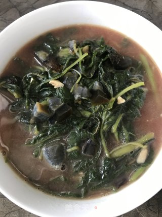 皮蛋煮苋菜步骤11