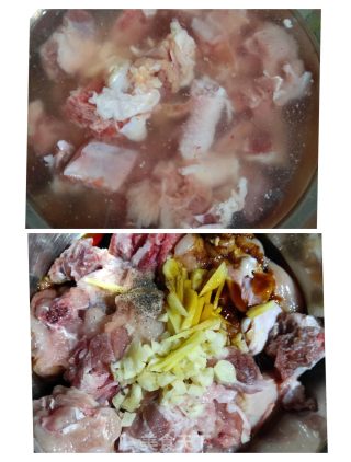 虫草花蒸排骨鸡步骤2