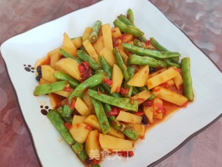 香辣土豆豆角步骤14