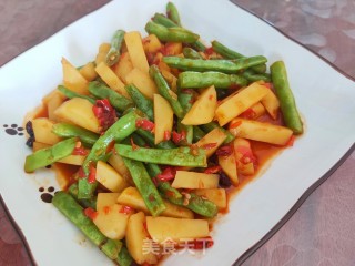 香辣土豆豆角步骤13