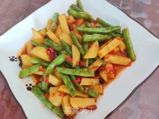 香辣土豆豆角步骤12