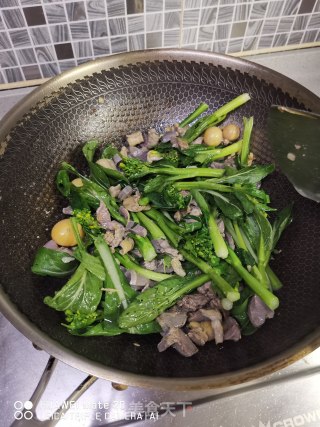 鸡杂炒粉丝步骤6
