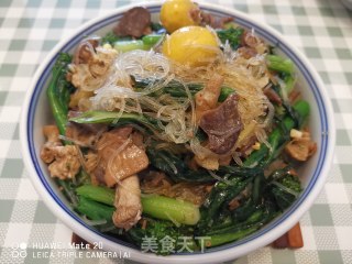 鸡杂炒粉丝步骤10