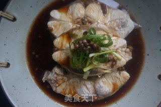 花椒蒸青鱼步骤9