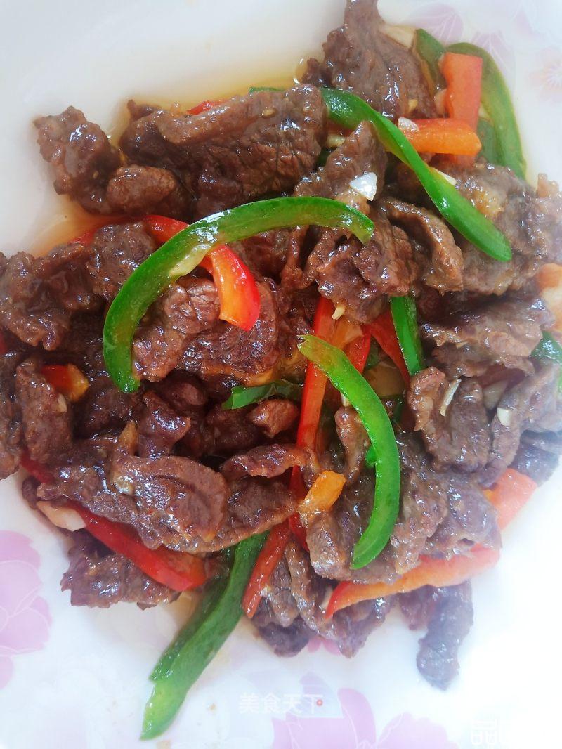 彩椒肉丝
