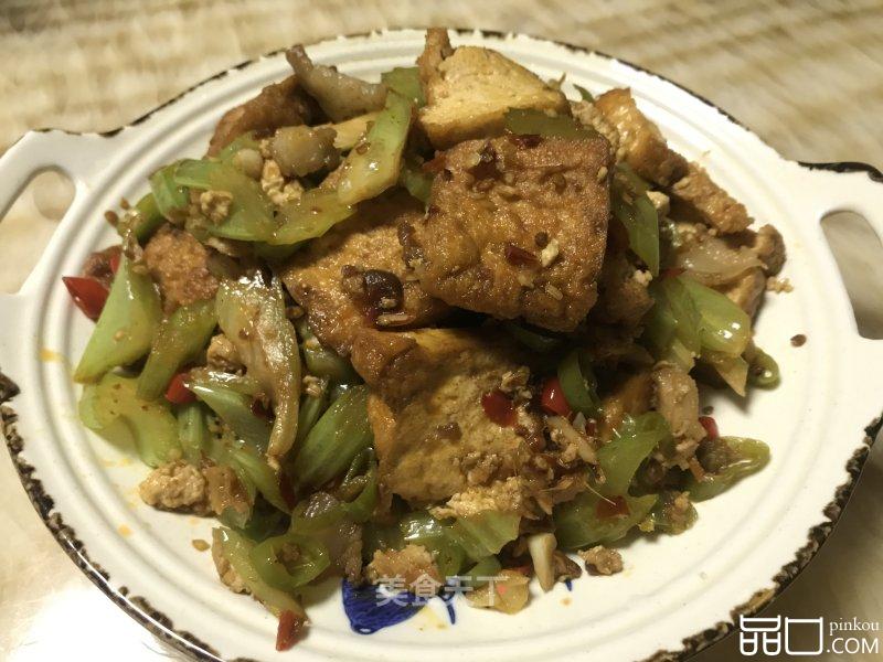 黄金豆腐炒西芹