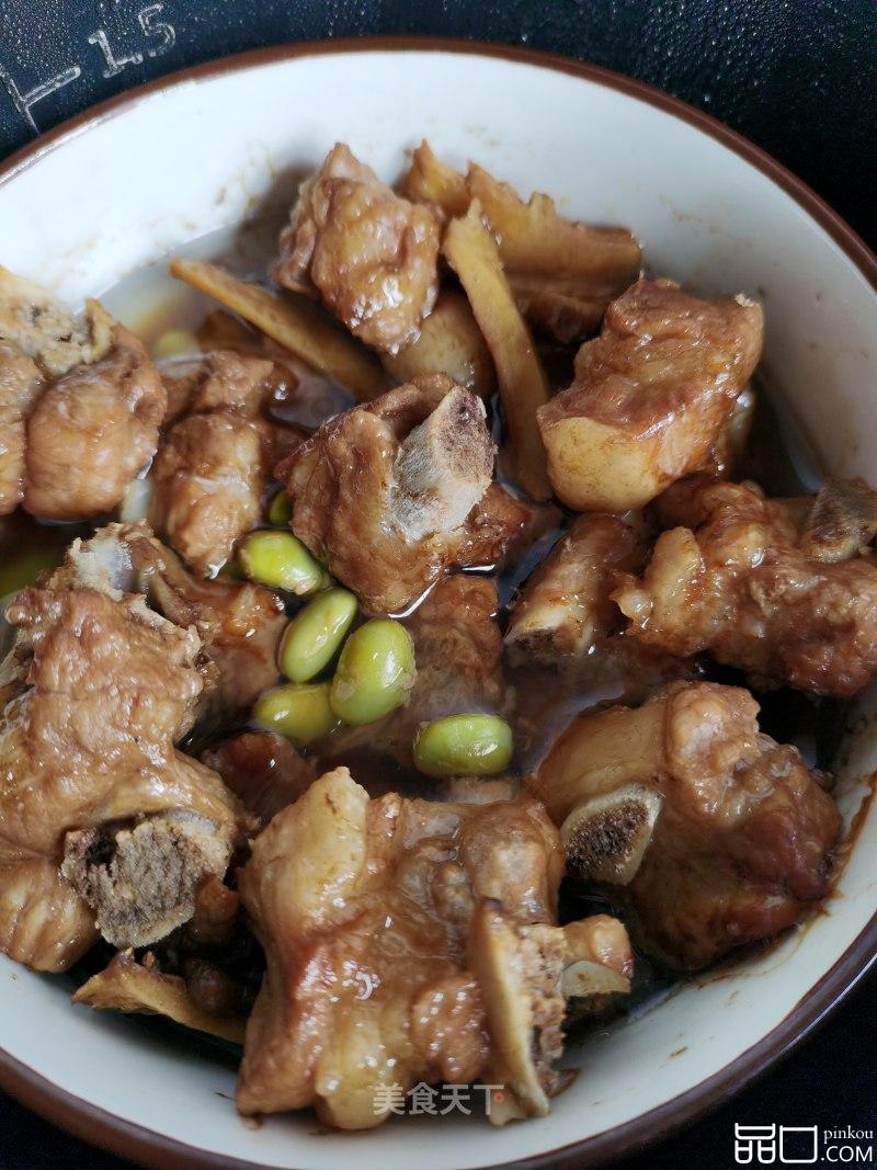 毛豆蒸排骨