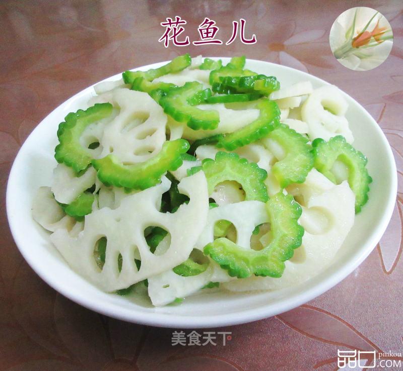 苦瓜炒莲藕
