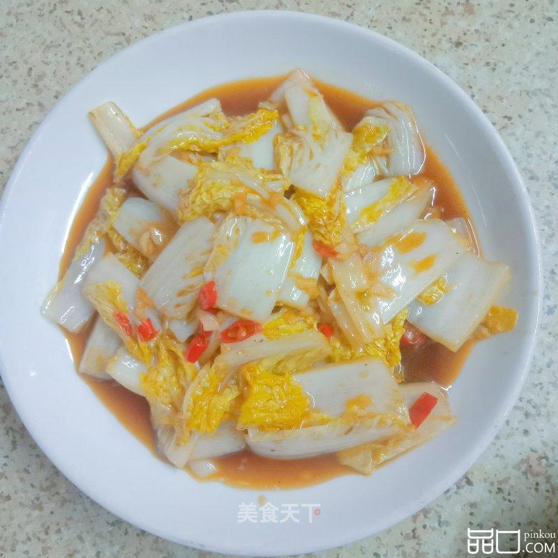 酸辣娃娃菜