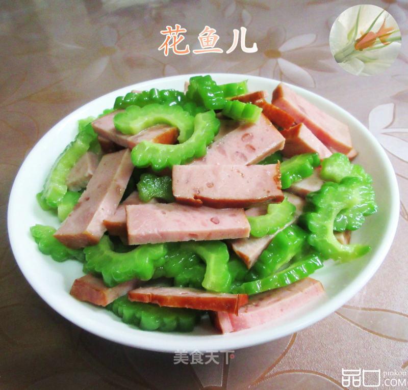 苦瓜炒烤火腿