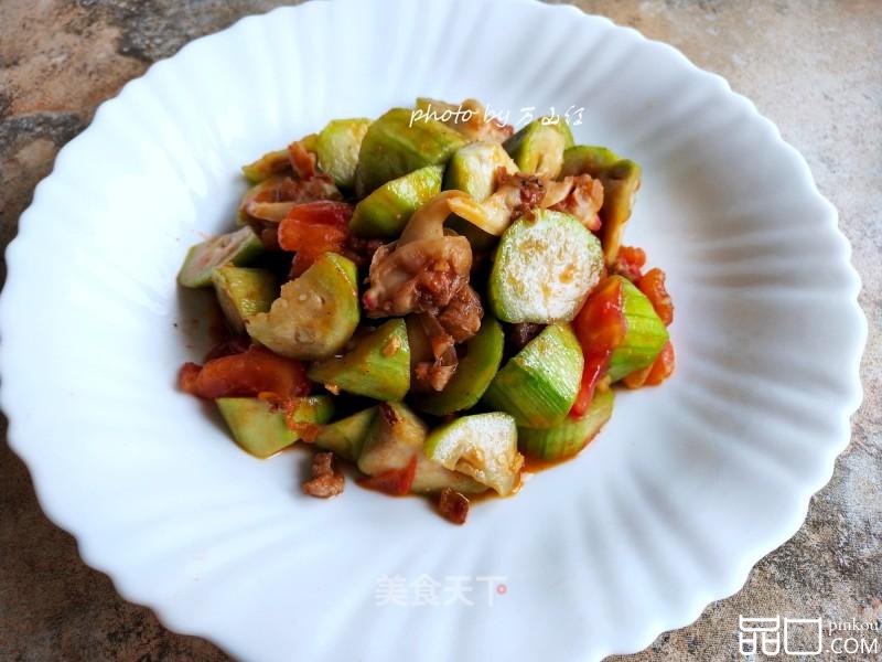 贝尖炒丝瓜