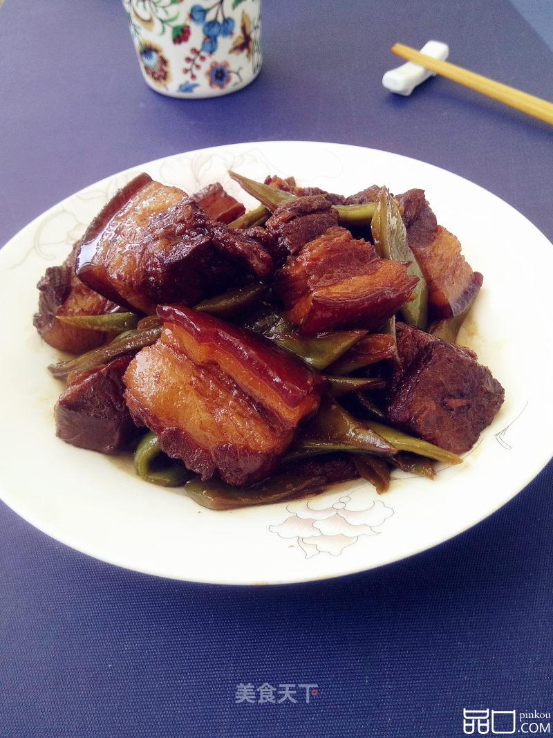 红烧五花肉豆角
