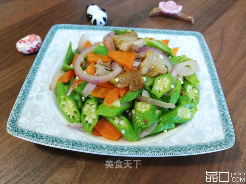 洋葱秋葵炒肉