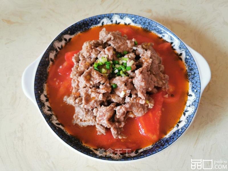 西红柿烩牛肉