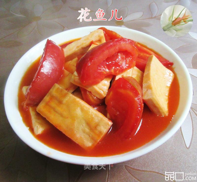 番茄炒豆腐干