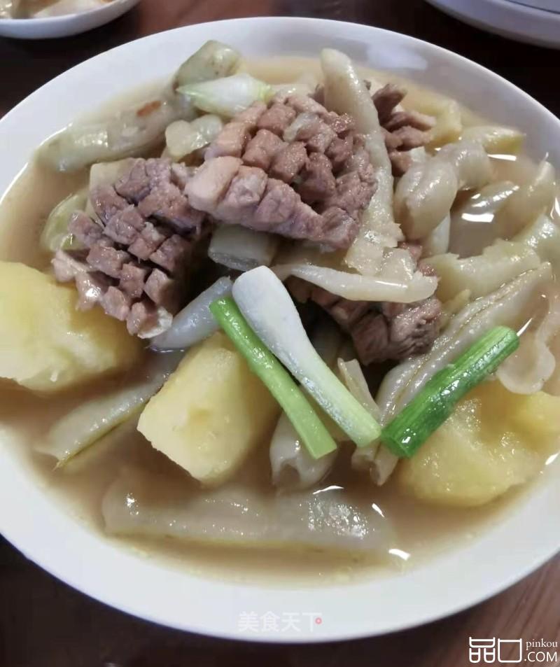 山豆角焖瘦肉