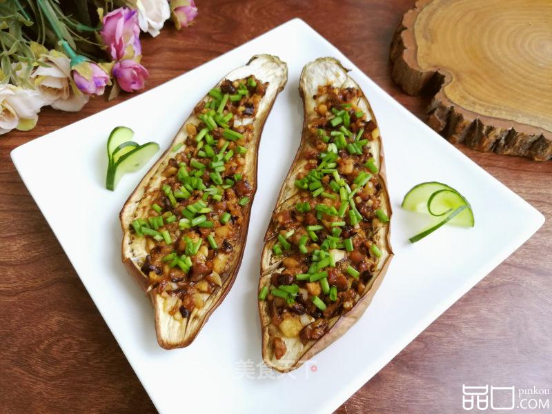 肉末香菇蒜茸烤茄子