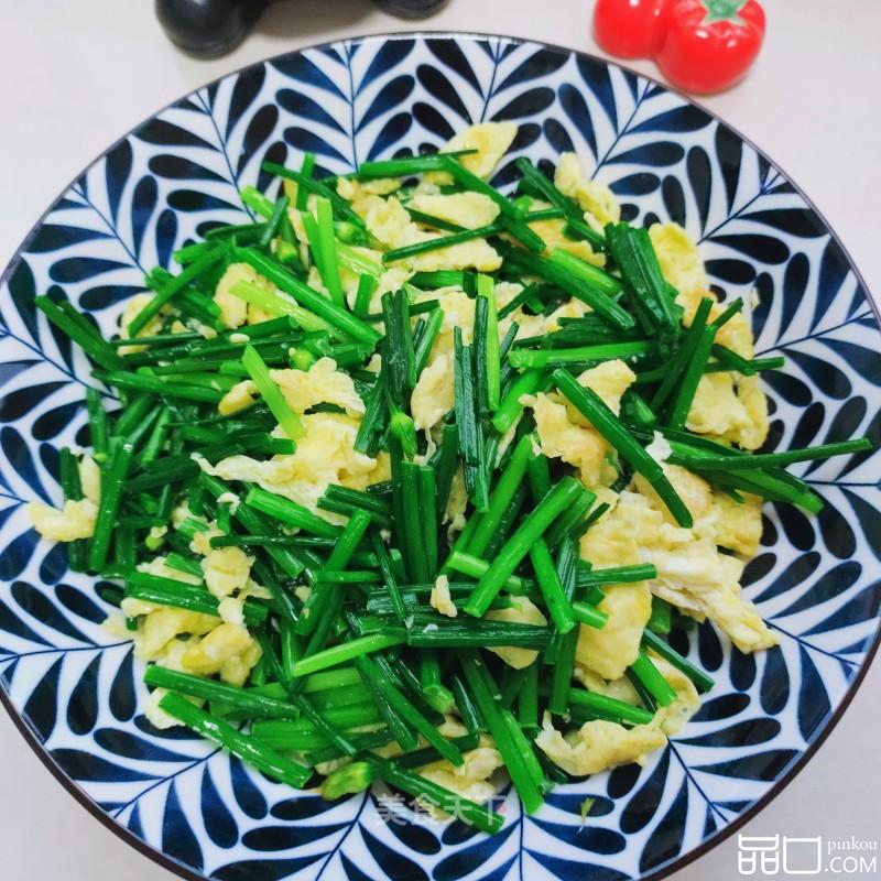 鸡蛋炒韭苔