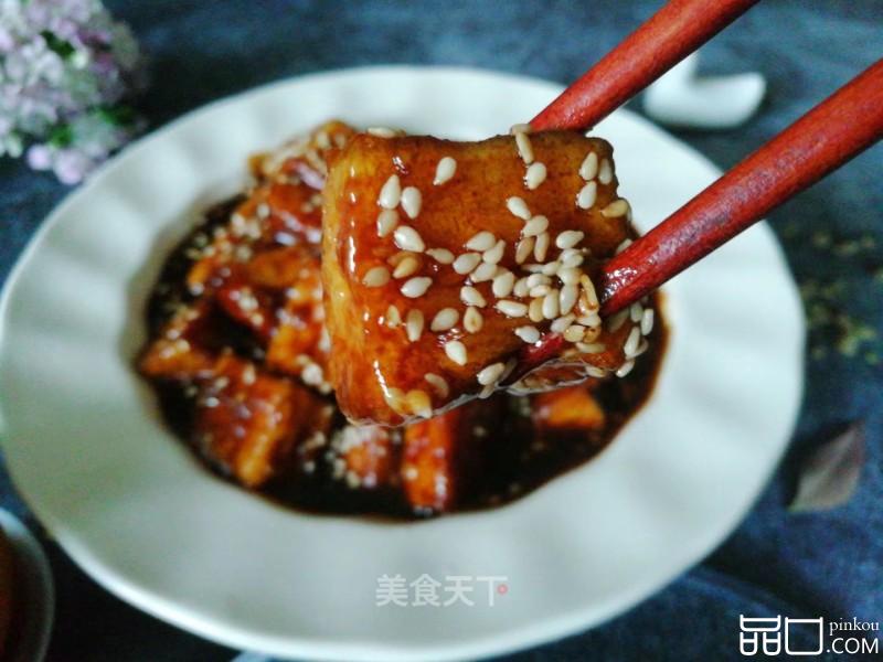 比肉还好吃的～脆皮糖醋豆腐