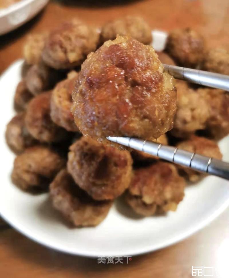 煎肉丸