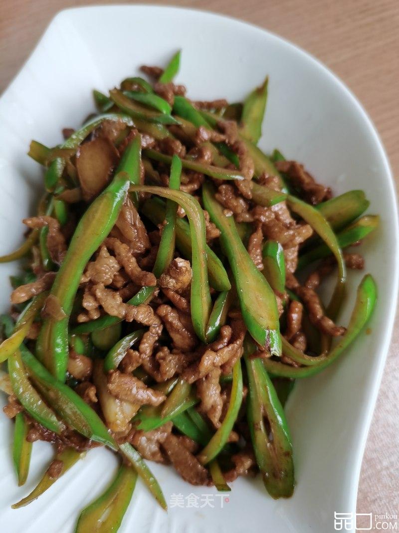 刀豆炒肉丝