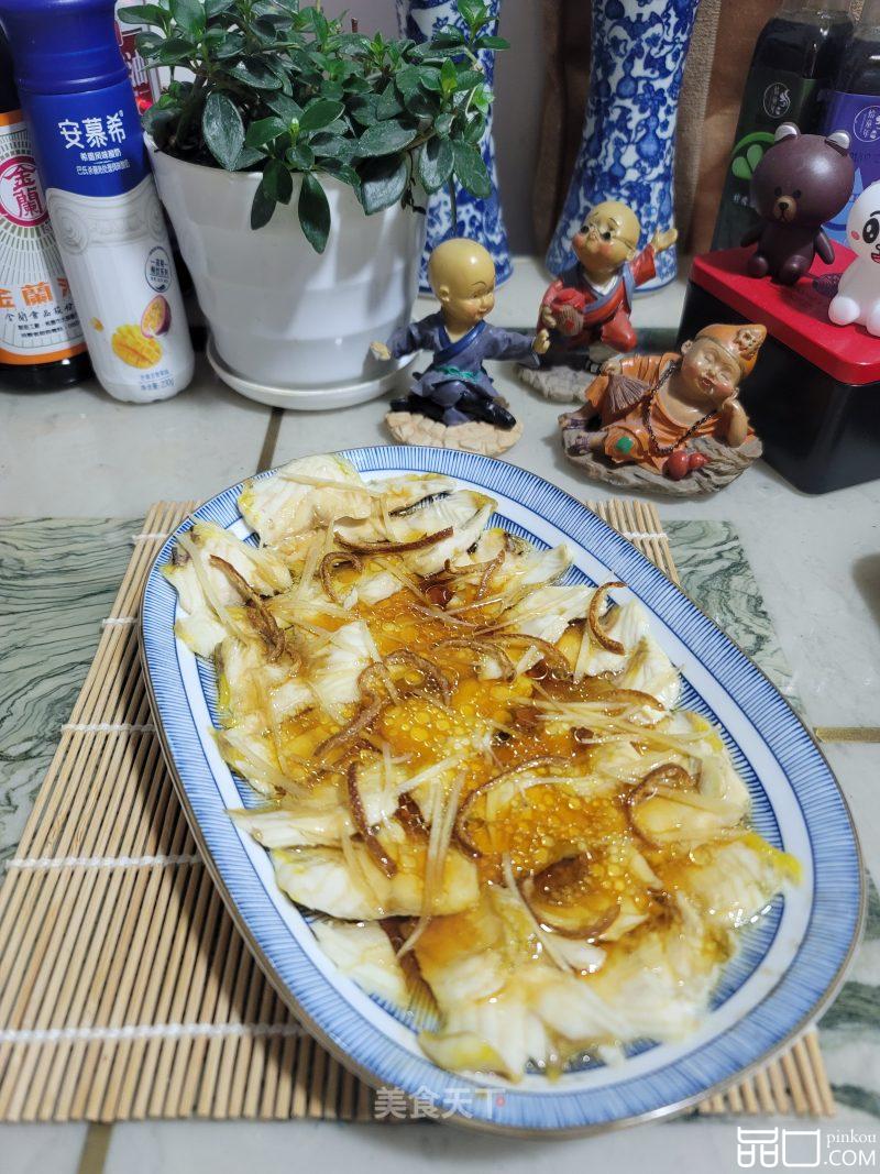 陈皮蒸鲟龙鱼片