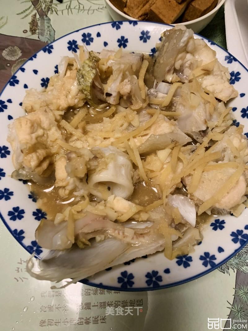 蒜蓉蒸龙躉腩