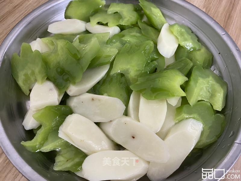 苦瓜炒山药