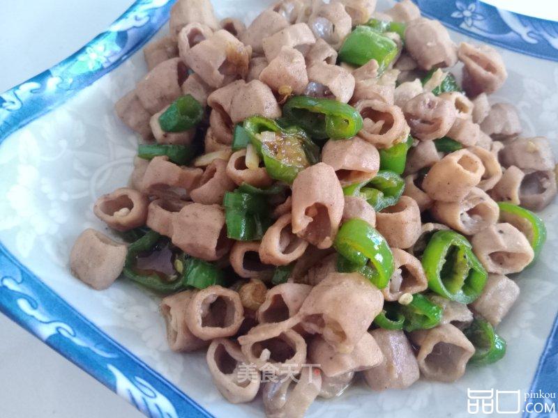 青椒炒粉肠